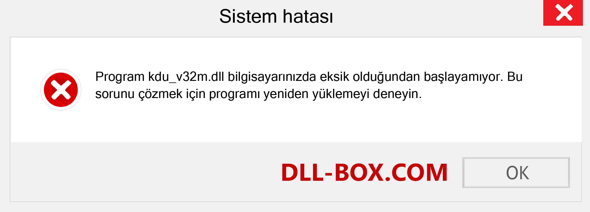 kdu_v32m.dll dosyası eksik mi? Windows 7, 8, 10 için İndirin - Windows'ta kdu_v32m dll Eksik Hatasını Düzeltin, fotoğraflar, resimler